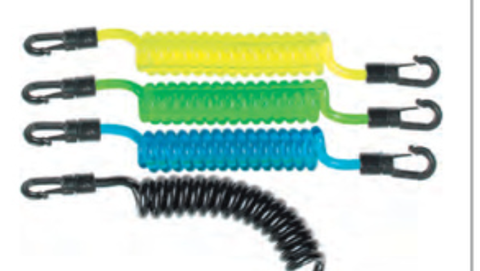 ISC Coil Lanyards T/Yellow