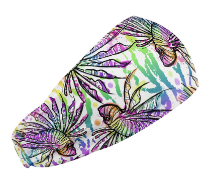 SPACEFISH White Lionfish Roar Headband