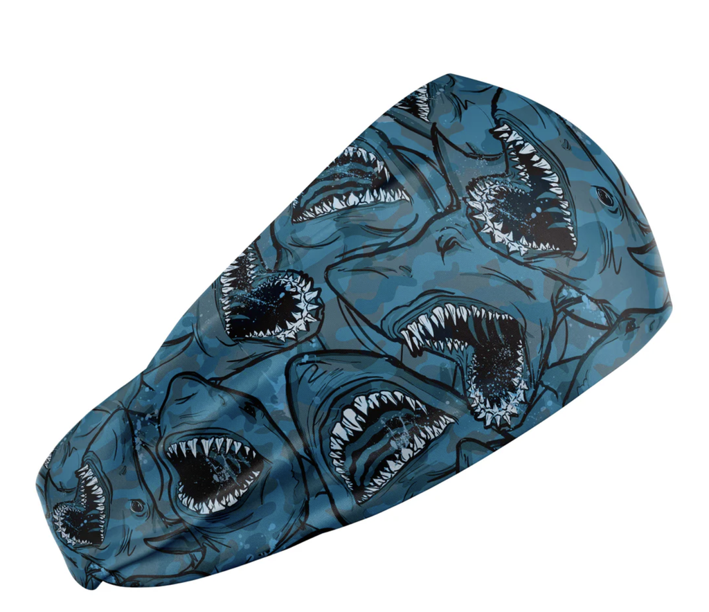 SPACEFISH Shark Camo Recycled Headband
