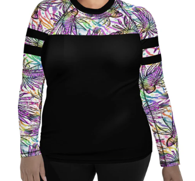 SPACEFISH Lionfish Roar Rashguard Women